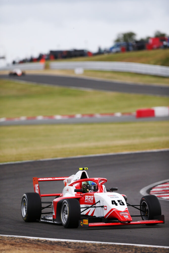 An impressive drive sees Callum Baxter on the podium